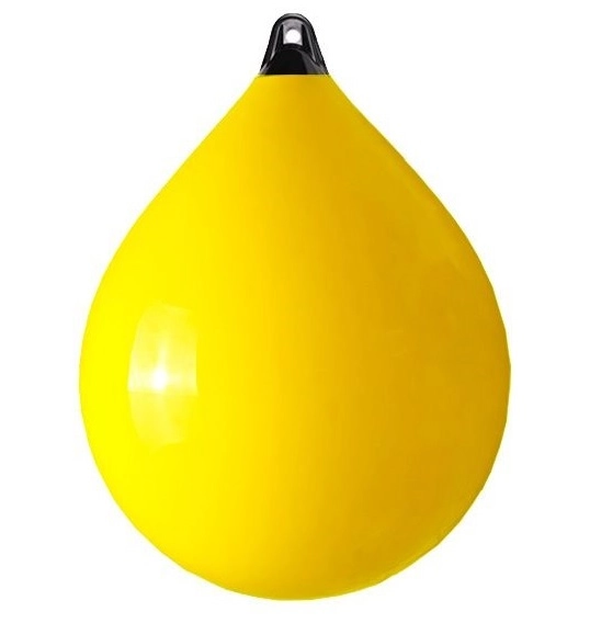 Буй Majoni Solid head 350х480 мм маркерный надувной желтый (10005496)